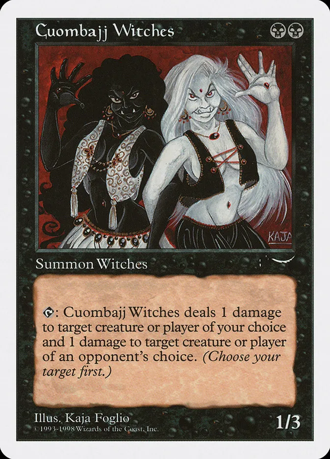 1998 Anthologies Cuombajj Witches common #21 common card image