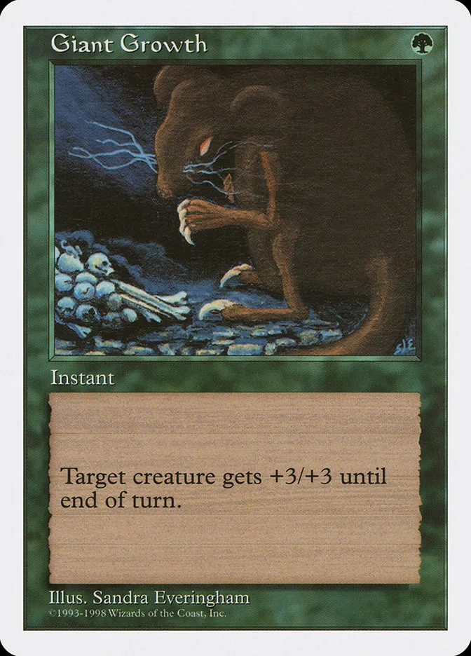 1998 Anthologies Giant Growth common #55 common card image