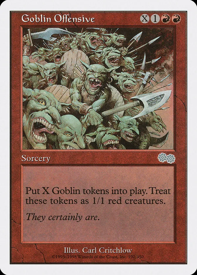1998 Anthologies Goblin Offensive uncommon #37 uncommon card image