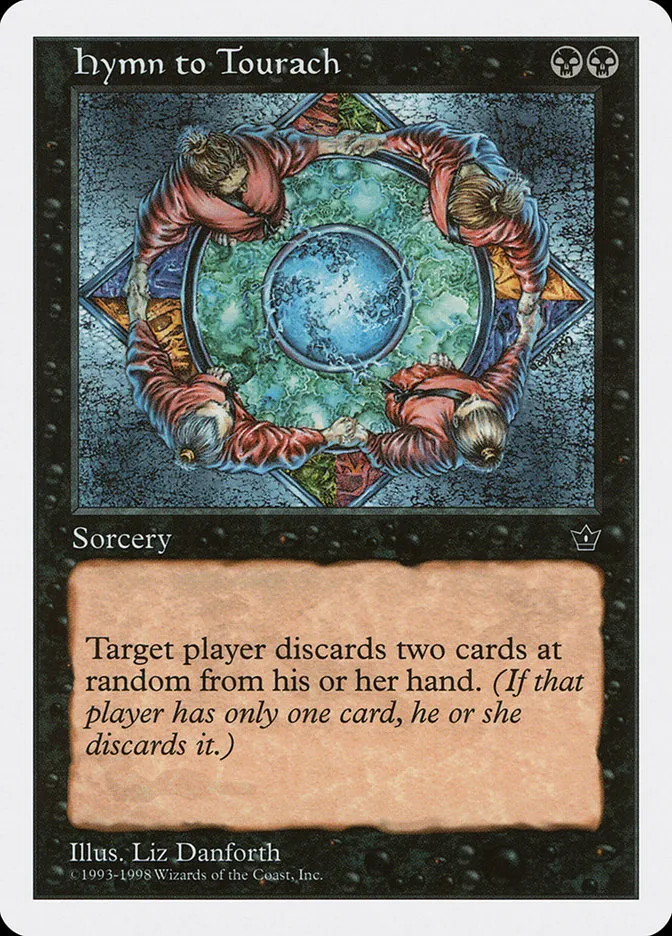 1998 Anthologies Hymn to Tourach common #23 common card image