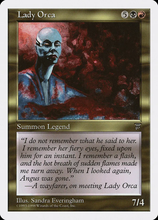 1998 Anthologies Lady Orca uncommon #65 uncommon card image