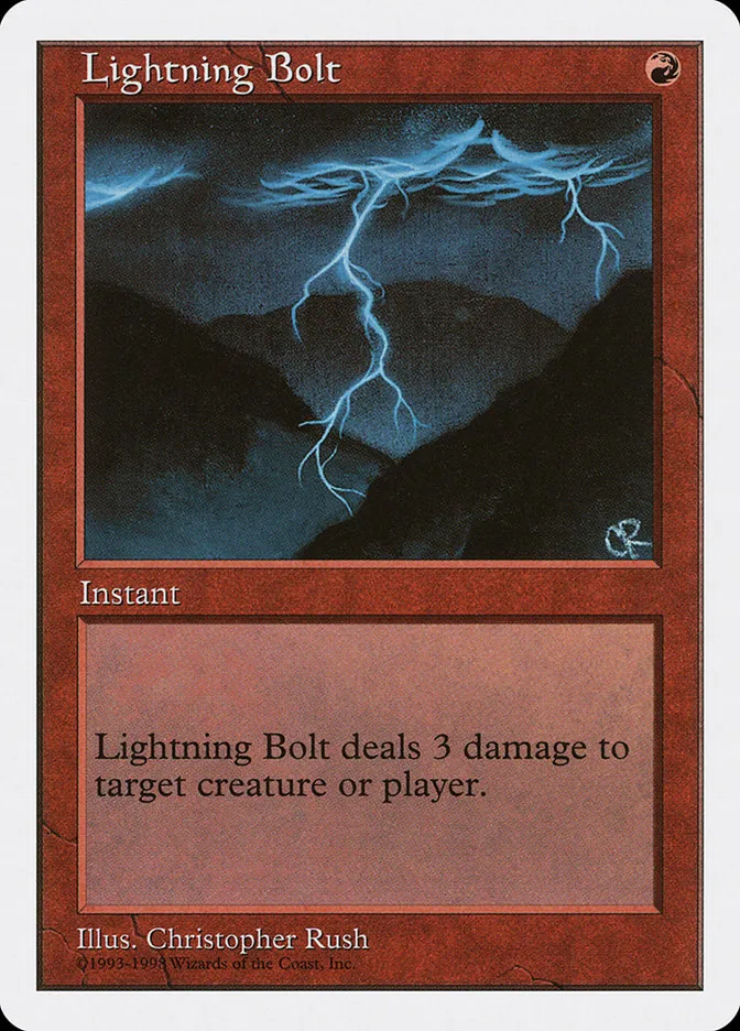 1998 Anthologies Lightning Bolt common #43 common card image