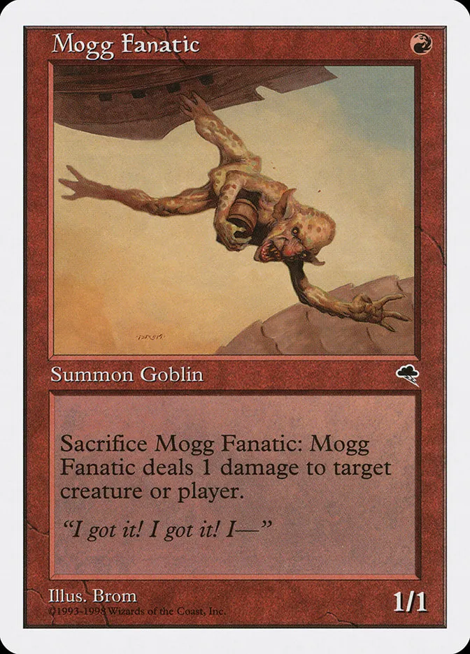 1998 Anthologies Mogg Fanatic common #44 common card image