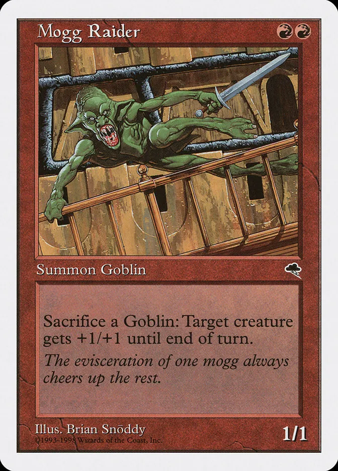 1998 Anthologies Mogg Raider common #46 common card image
