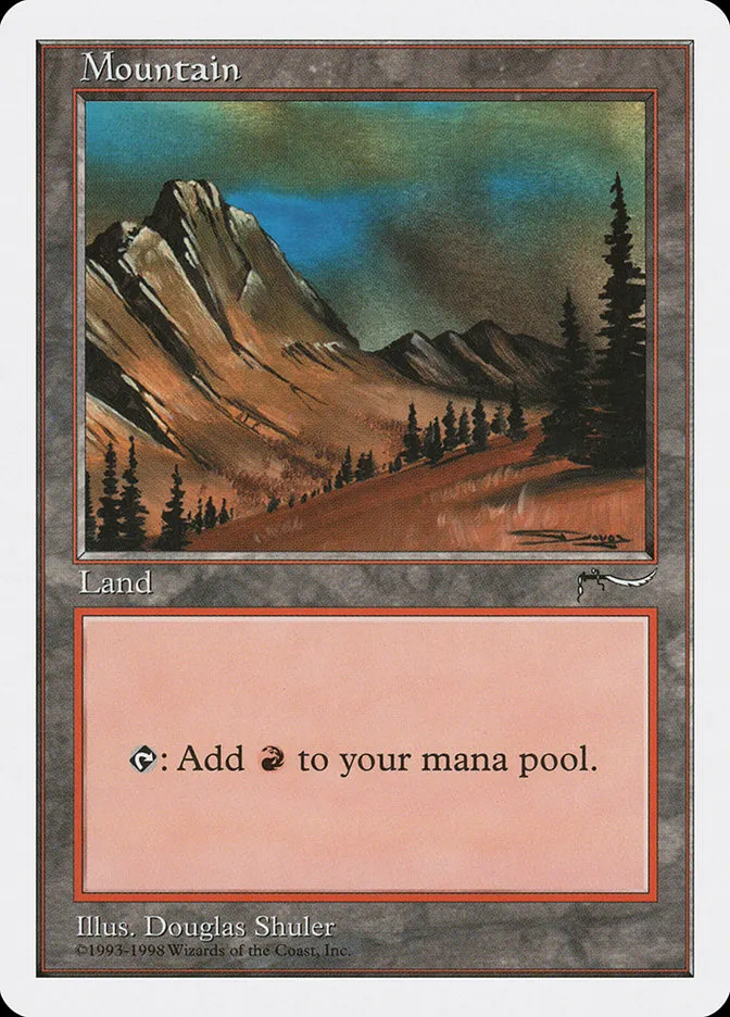 1998 Anthologies Mountain #82 common card image