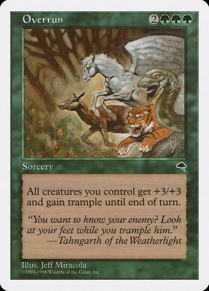 1998 Anthologies Overrun uncommon #61 uncommon card image