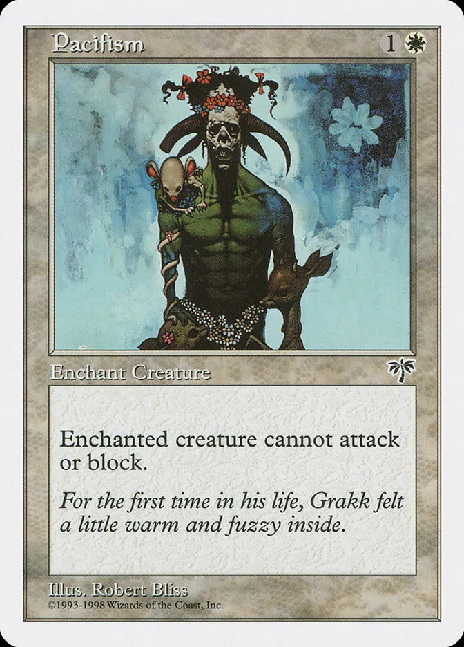 1998 Anthologies Pacifism common #10 common card image