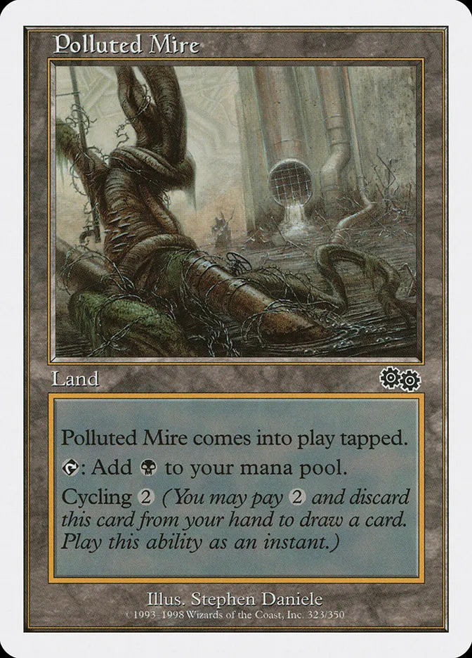 1998 Anthologies Polluted Mire common #74 common card image