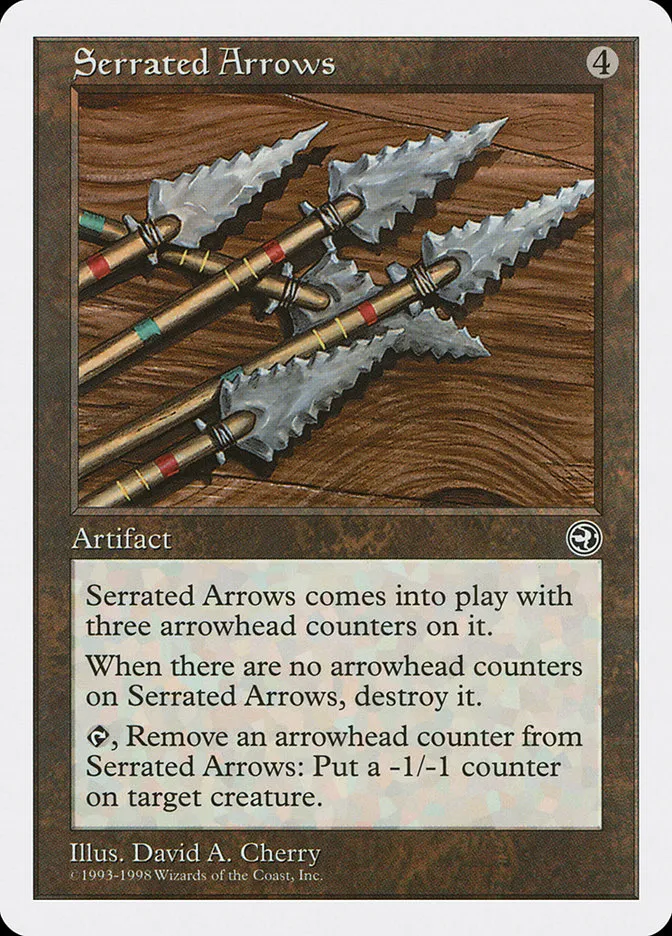 1998 Anthologies Serrated Arrows common #70 common card image
