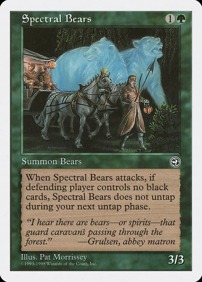 1998 Anthologies Spectral Bears uncommon #63 uncommon card image
