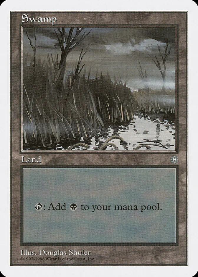 1998 Anthologies Swamp common #80 common card image