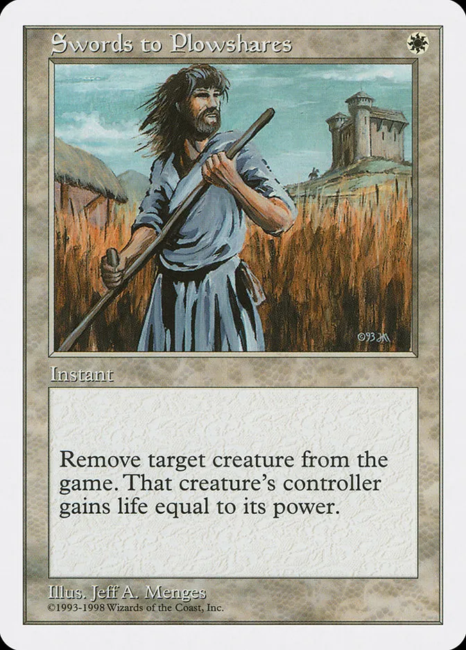 1998 Anthologies Swords to Plowshares uncommon #16 uncommon card image