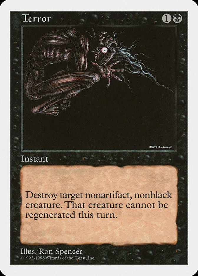 1998 Anthologies Terror common #27 common card image