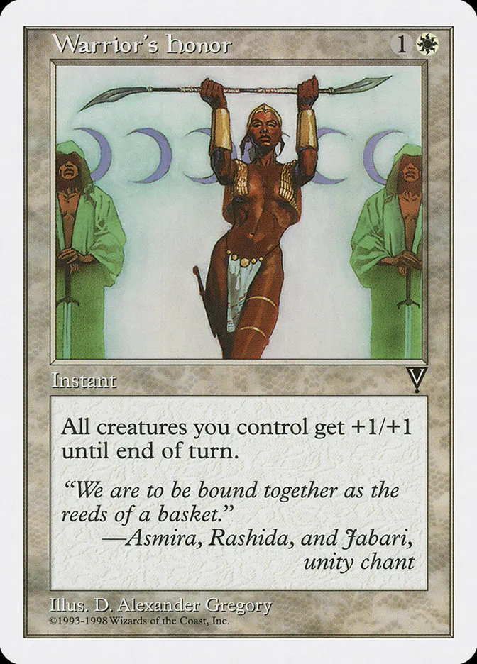 1998 Anthologies Warrior's Honor common #17 common card image