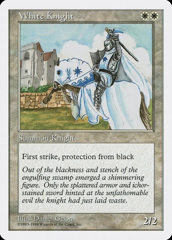 1998 Anthologies White Knight uncommon #18 uncommon card image