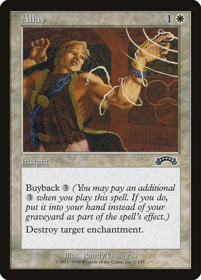 1998 Exodus Allay common #1 common card image