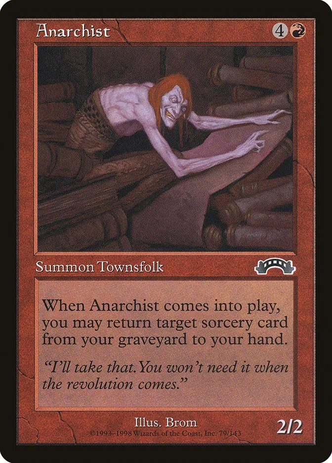 1998 Exodus Anarchist #79 common card image
