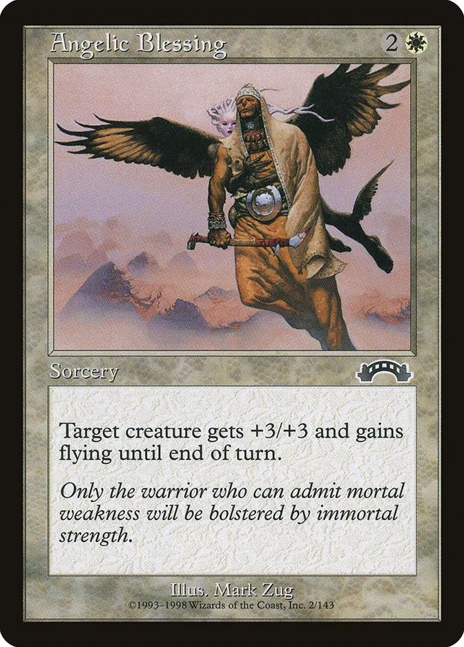 1998 Exodus Angelic Blessing common #2 common card image