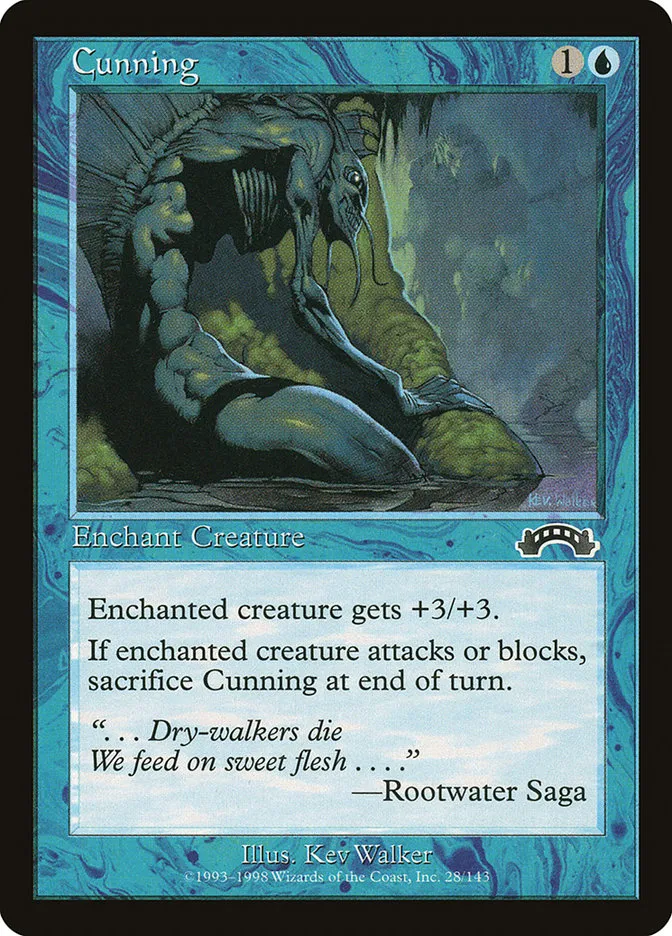 1998 Exodus Cunning common #28 common card image