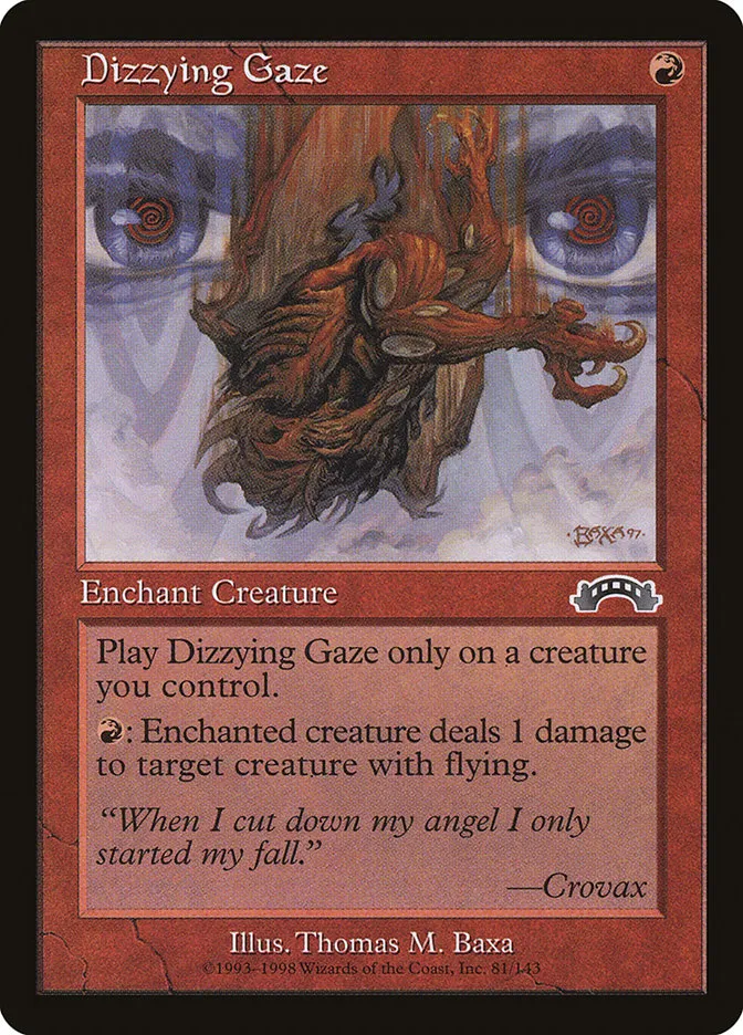 1998 Exodus Dizzying Gaze #81 common card image