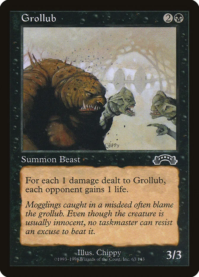 1998 Exodus Grollub common #63 common card image