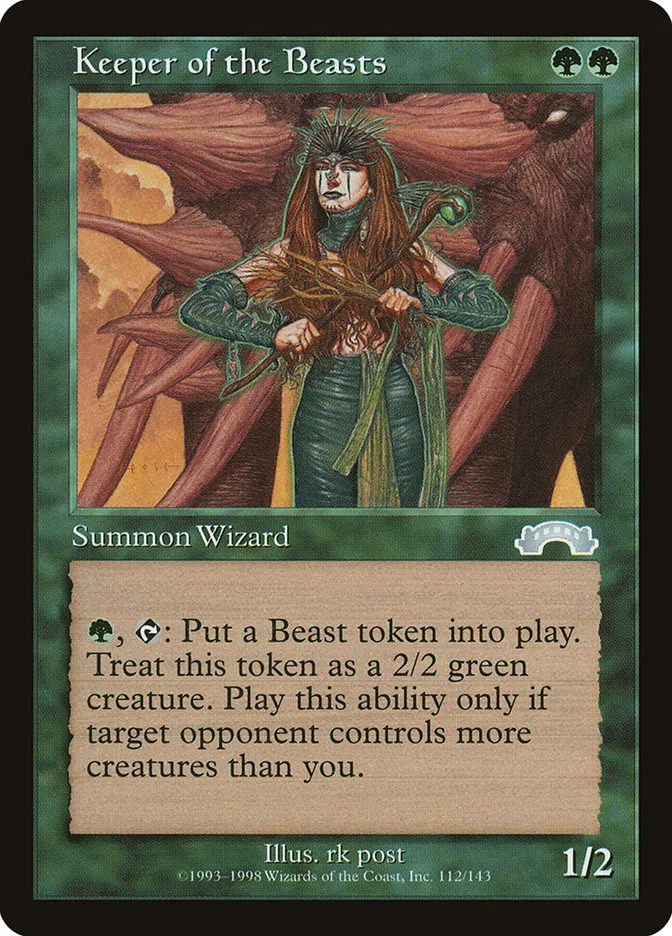 1998 Exodus Keeper of the Beasts #112 uncommon card image