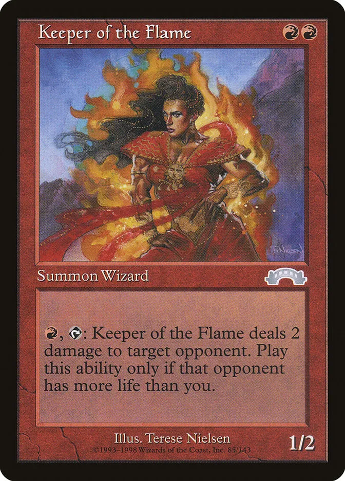 1998 Exodus Keeper of the Flame uncommon #85 uncommon card image