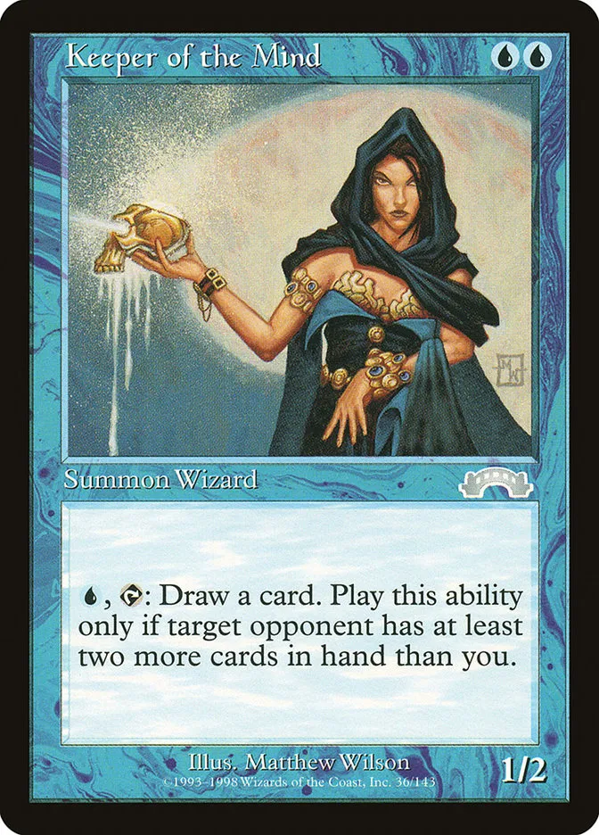 1998 Exodus Keeper of the Mind uncommon #36 uncommon card image