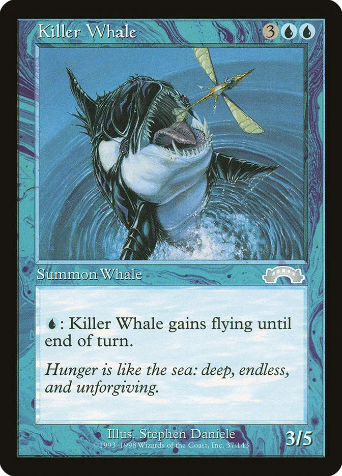 1998 Exodus Killer Whale uncommon #37 uncommon card image