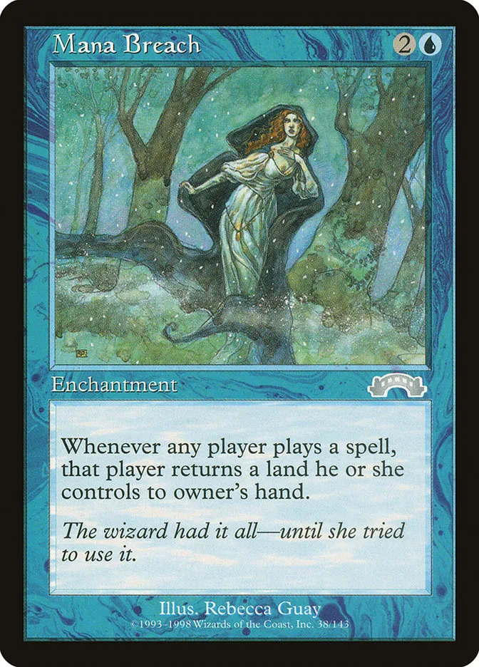 1998 Exodus Mana Breach uncommon #38 uncommon card image