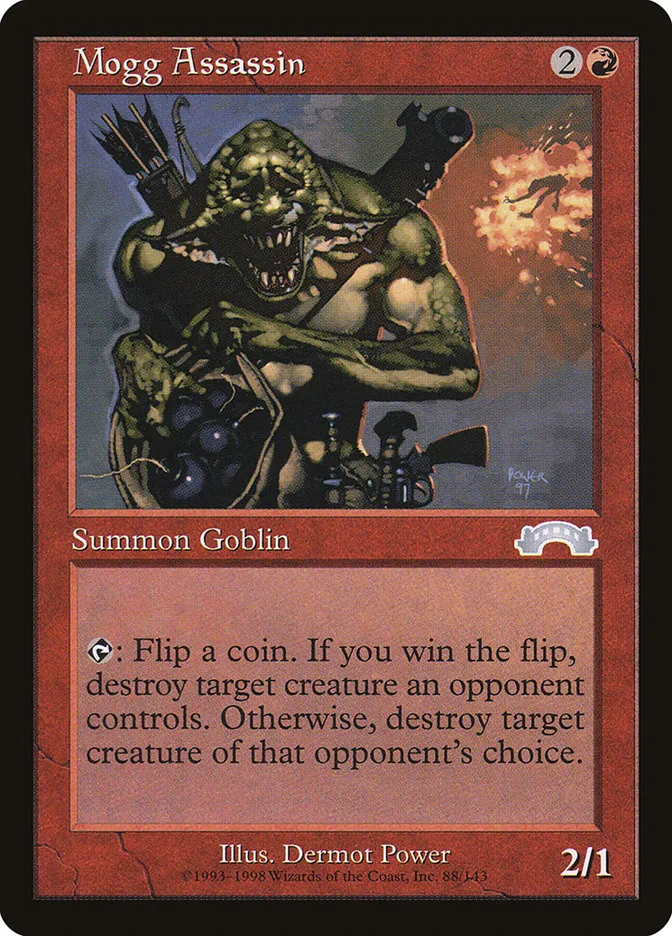 1998 Exodus Mogg Assassin #88 uncommon card image