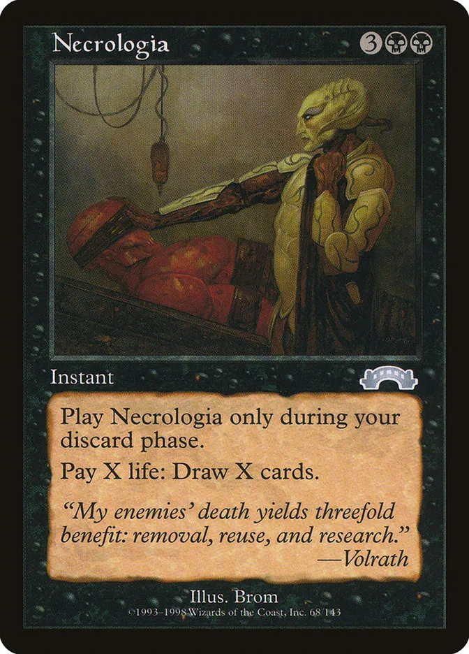 1998 Exodus Necrologia uncommon #68 uncommon card image
