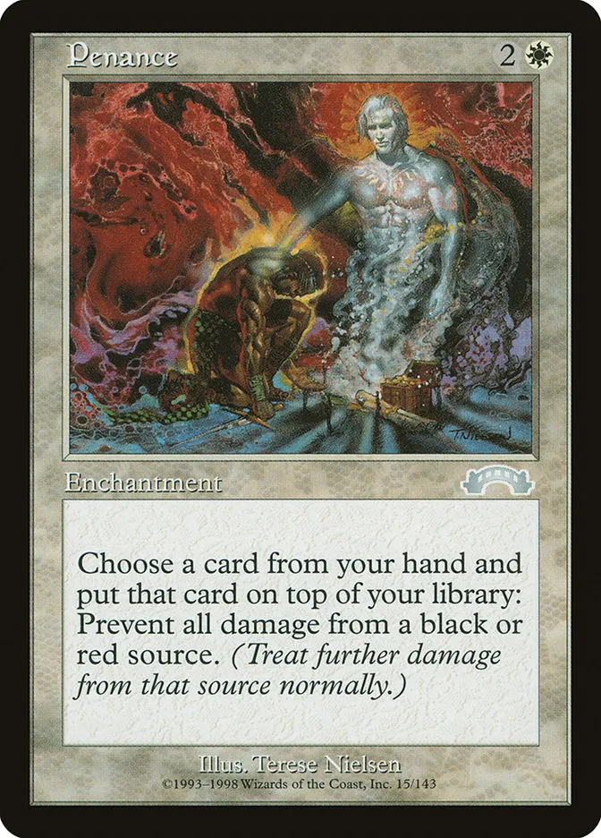 1998 Exodus Penance uncommon #15 uncommon card image
