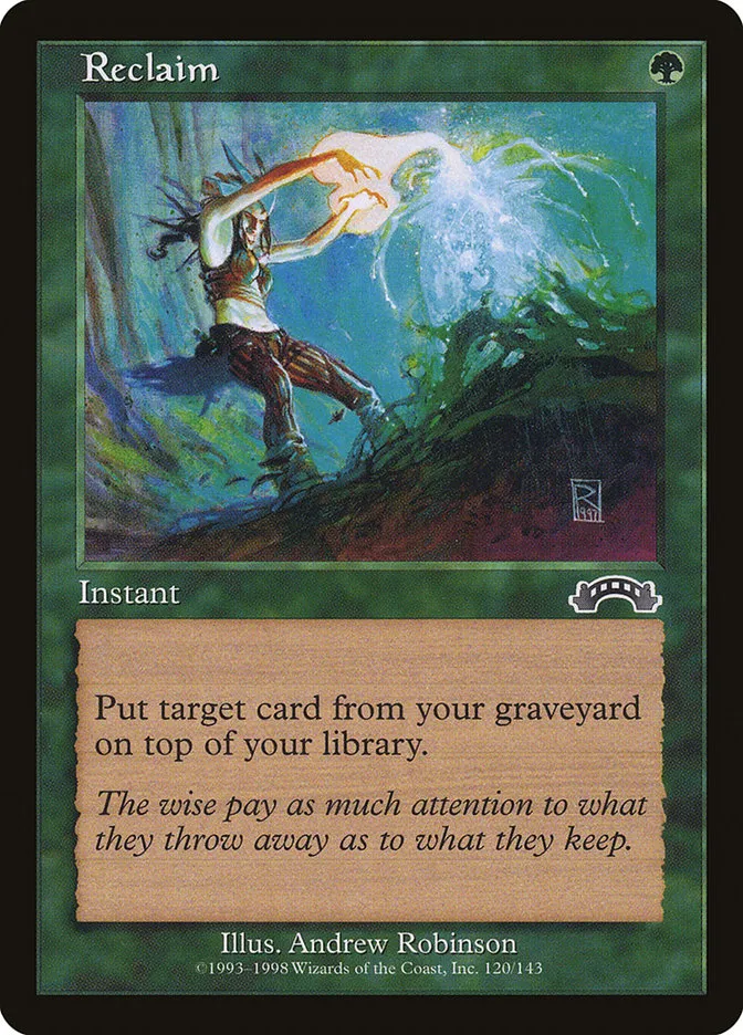 1998 Exodus Reclaim common #120 common card image