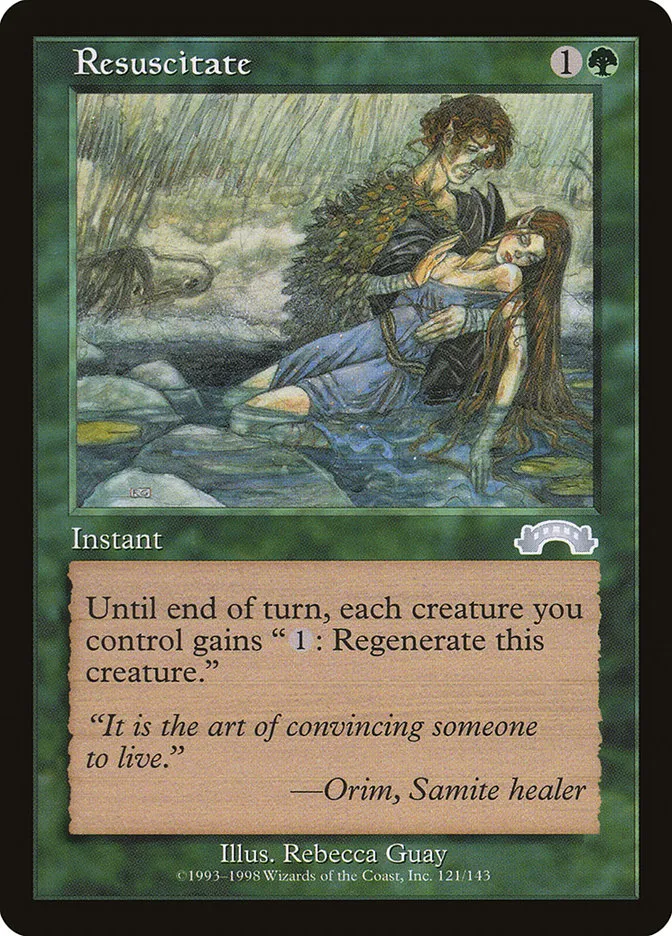 1998 Exodus Resuscitate uncommon #121 uncommon card image