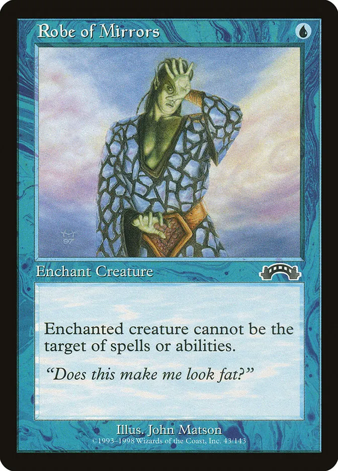 1998 Exodus Robe of Mirrors common #43 common card image