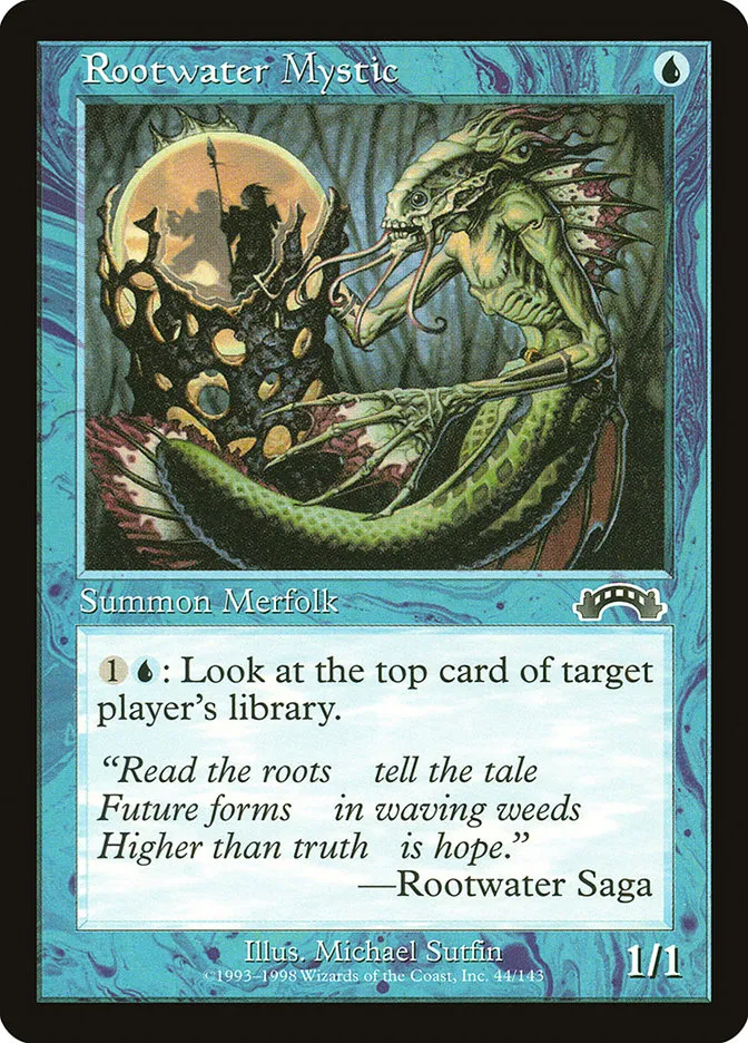1998 Exodus Rootwater Mystic #44 common card image