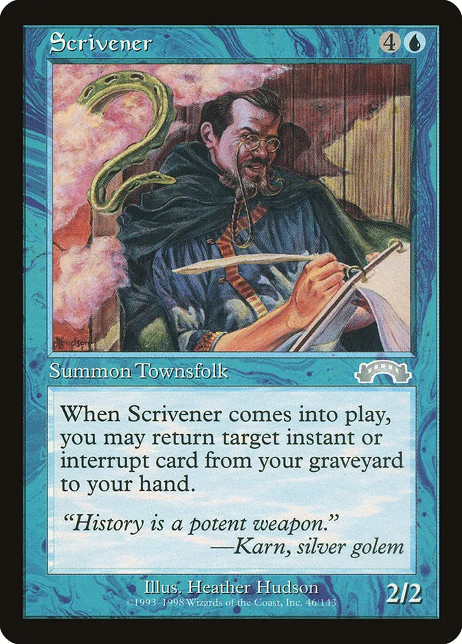 1998 Exodus Scrivener uncommon #46 uncommon card image
