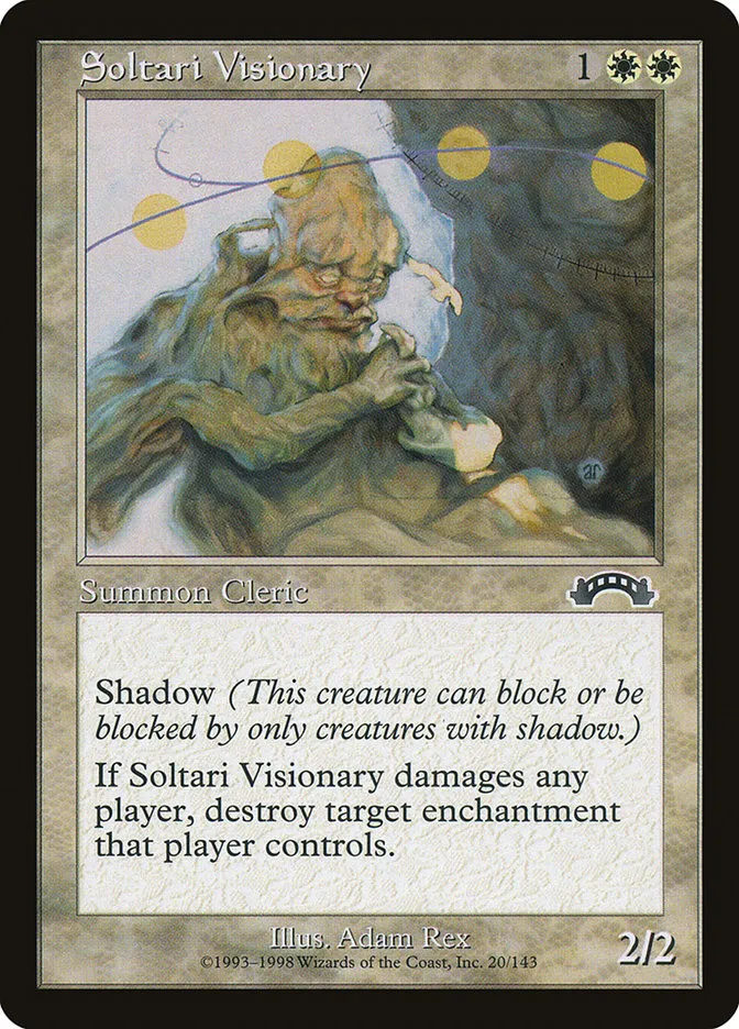 1998 Exodus Soltari Visionary common #20 common card image