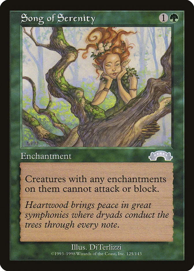 1998 Exodus Song of Serenity #125 uncommon card image