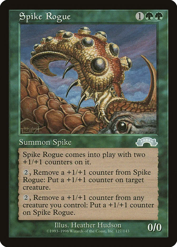 1998 Exodus Spike Rogue uncommon #127 uncommon card image