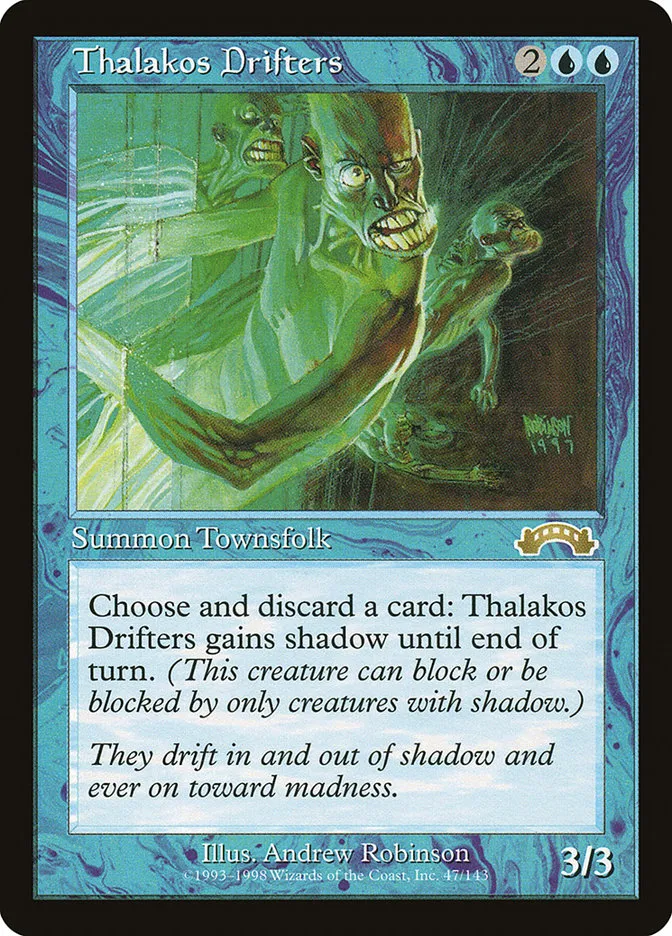 1998 Exodus Thalakos Drifters #47 rare card image