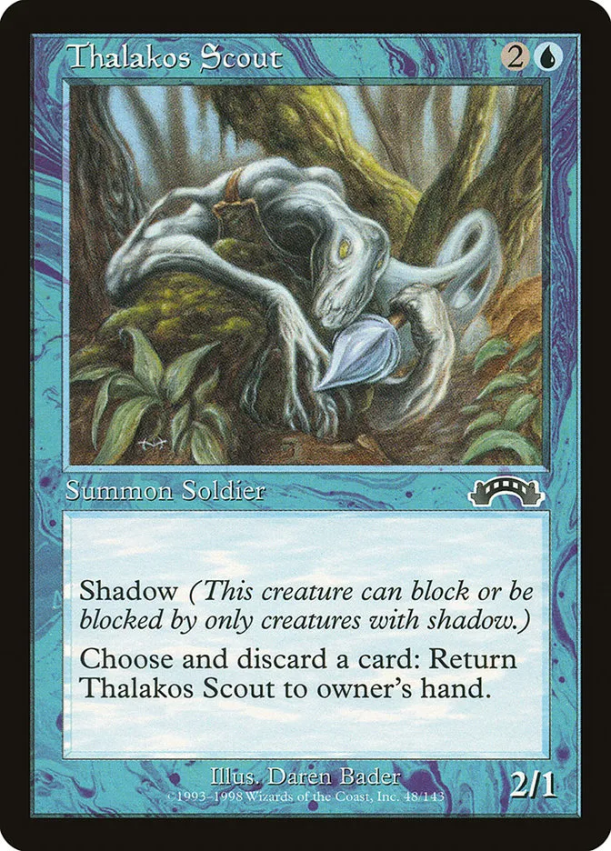 1998 Exodus Thalakos Scout common #48 common card image