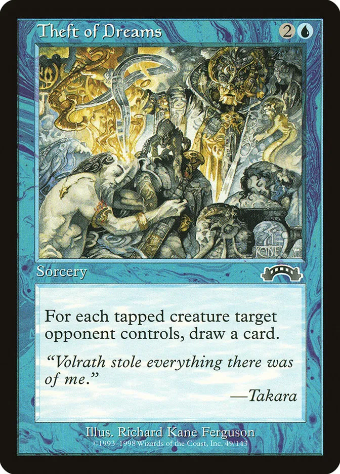 1998 Exodus Theft of Dreams #49 common card image