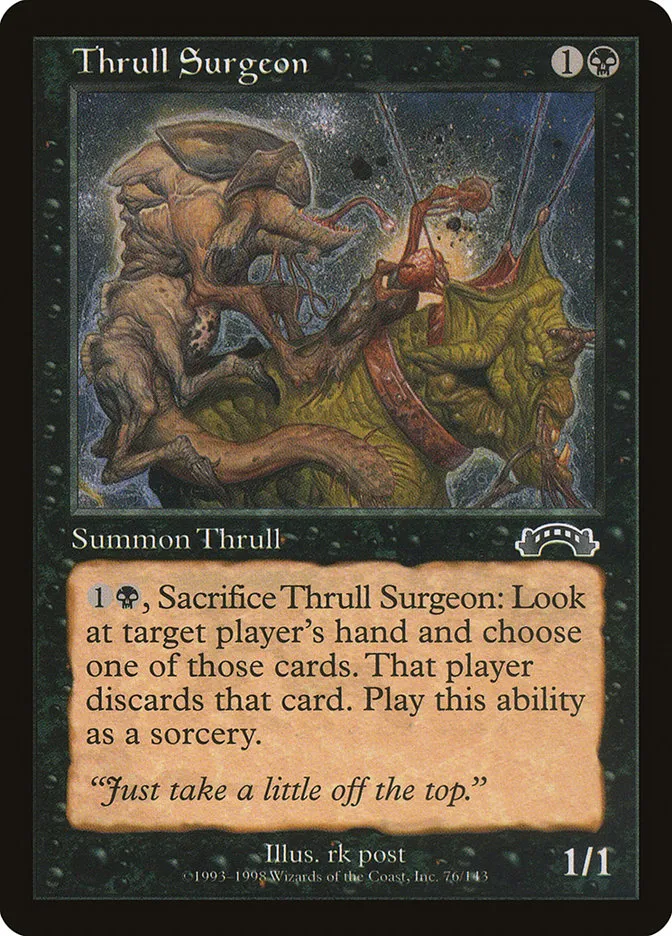1998 Exodus Thrull Surgeon #76 common card image