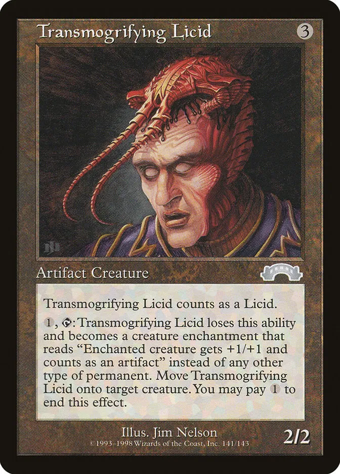 1998 Exodus Transmogrifying Licid uncommon #141 uncommon card image