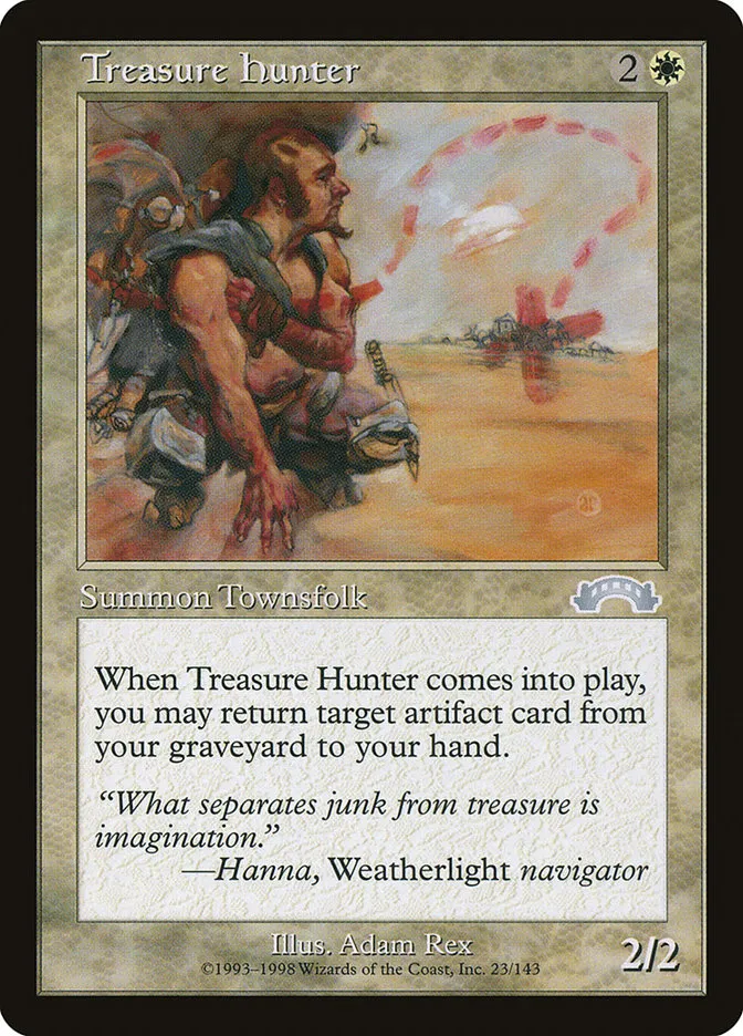 1998 Exodus Treasure Hunter uncommon #23 uncommon card image