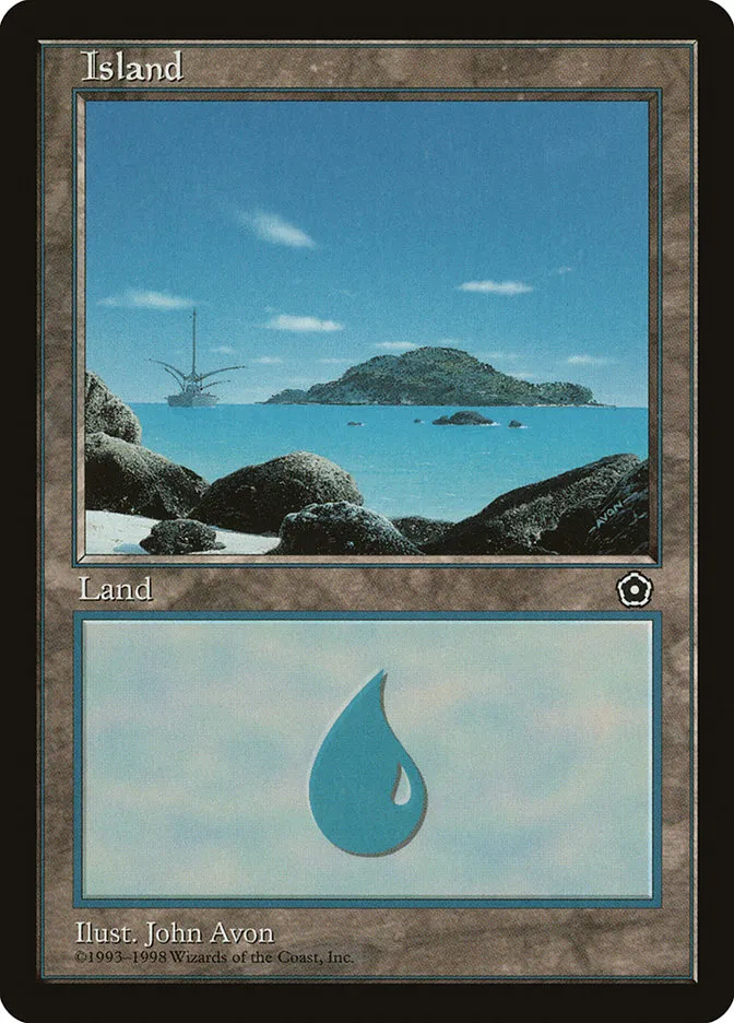 1998 Portal Second Age Island #156 common card image