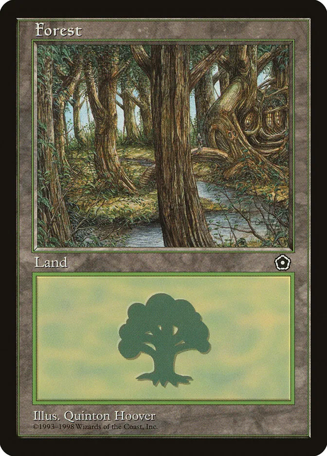 1998 Portal Second Age Forest common #164 common card image