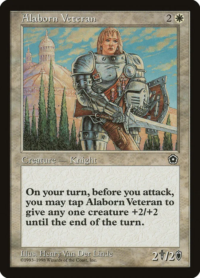 1998 Portal Second Age Alaborn Veteran rare #5 rare card image